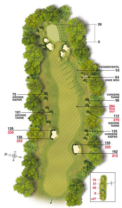 Platzbeschreibung Loch 6 - Golf- und Land-Club Köln e. V.